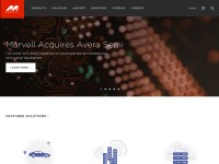 Desktop screenshot for marvell.com