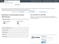 Desktop screenshot for firmadecorreo.com