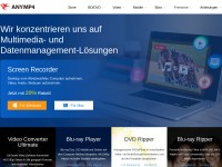 Desktop screenshot for anymp4.de