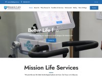 Desktop screenshot for missionliferehab.com
