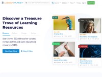 Desktop screenshot for lessonplanet.com