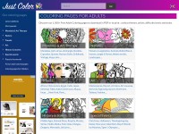 Desktop screenshot for justcolor.net
