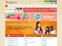 Desktop screenshot for tienganh123.com