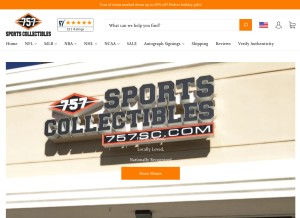 How 757sc.com looks like on a tablet such as an iPad.