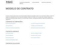 Desktop screenshot for modelodecontrato.net