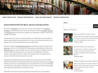 Desktop screenshot for educationtothetop.com