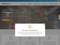 Desktop screenshot for merkleinc.com