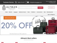 Desktop screenshot for altmanluggage.com