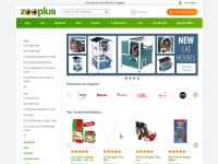 Desktop screenshot for zooplus.com