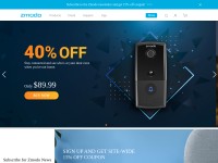 Desktop screenshot for zmodo.com