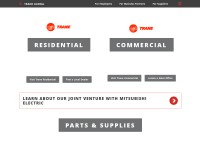 Desktop screenshot for trane.com