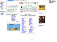 Desktop screenshot for artcyclopedia.com