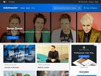 Desktop screenshot for ticketmaster.ie