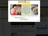 Desktop screenshot for recipelion.com