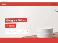 Desktop screenshot for altibox.no