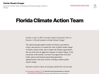 Desktop screenshot for flclimatechange.us