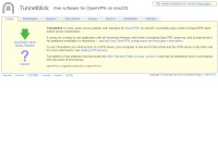 Desktop screenshot for tunnelblick.net