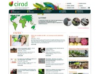 Desktop screenshot for cirad.fr