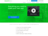 Desktop screenshot for appery.io