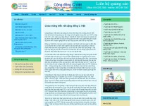 Desktop screenshot for congdongcviet.com