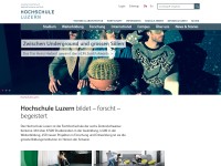 Desktop screenshot for hslu.ch