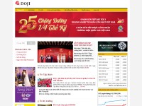 Desktop screenshot for doji.vn