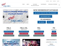 Desktop screenshot for fbla-pbl.org