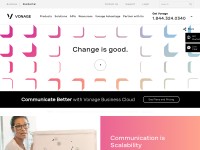 Desktop screenshot for vonage.com