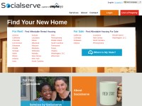 Desktop screenshot for socialserve.com