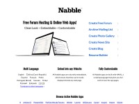 Desktop screenshot for nabble.com