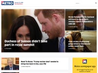 Desktop screenshot for metro.news