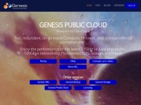 Desktop screenshot for genesishosting.com