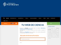 Desktop screenshot for universoformulas.com