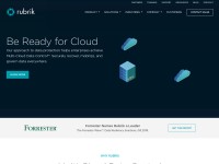 Desktop screenshot for rubrik.com