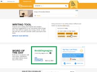 Desktop screenshot for thesaurus.com