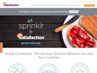 Desktop screenshot for getsatisfaction.com