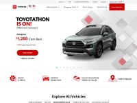 Desktop screenshot for toyota.com