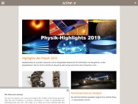 Desktop screenshot for scinexx.de