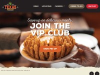 Desktop screenshot for texasroadhouse.com