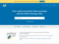 Desktop screenshot for pypi.org