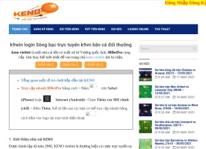 How 77vina.com looks like on a tablet such as an iPad.