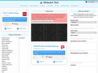 Desktop screenshot for webcamtests.com