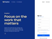 Desktop screenshot for dropbox.com