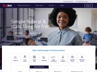 Desktop screenshot for taxact.com