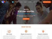 Desktop screenshot for icecubedigital.com