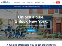 Desktop screenshot for citibikenyc.com