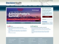 Desktop screenshot for decisionhealth.com
