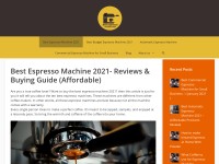 Desktop screenshot for bestespressomachine2021.com