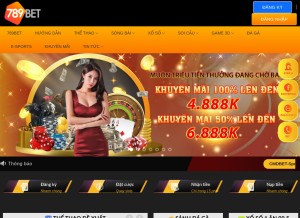 How 7899bets.com looks like on a tablet such as an iPad.