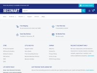 Desktop screenshot for secomart.com